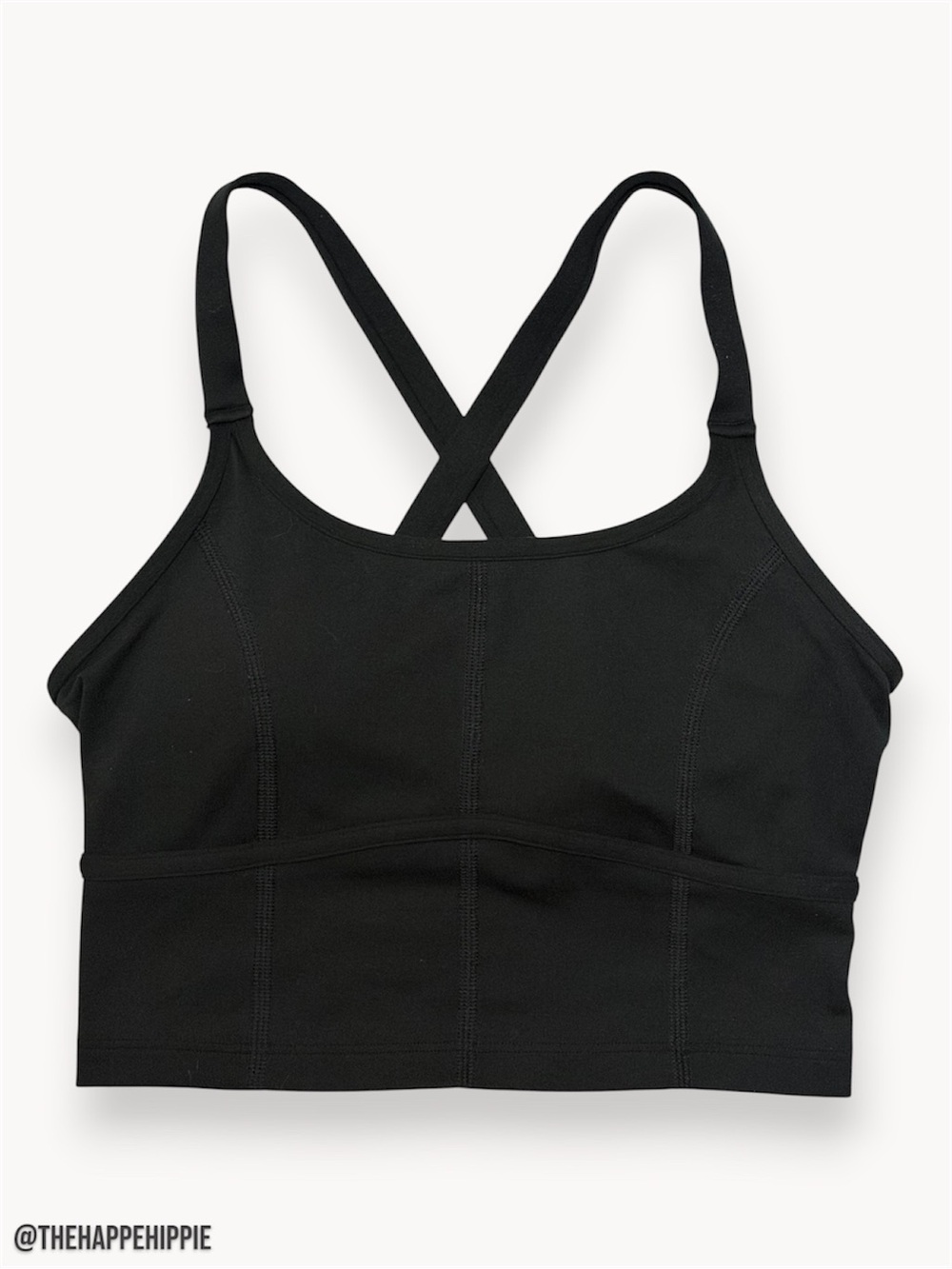 Gilly Hicks Black Cross-Back Crop Tank 🖤